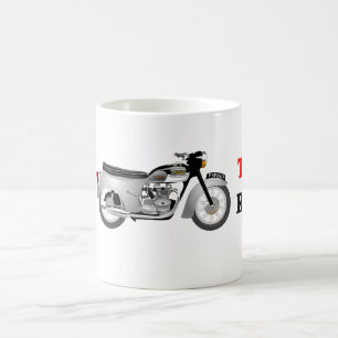 Café Tigre clássico T100A caneca de motocicleta