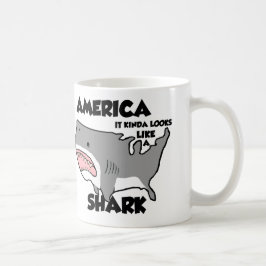 Café Tipo de América dos olhares como uma caneca do