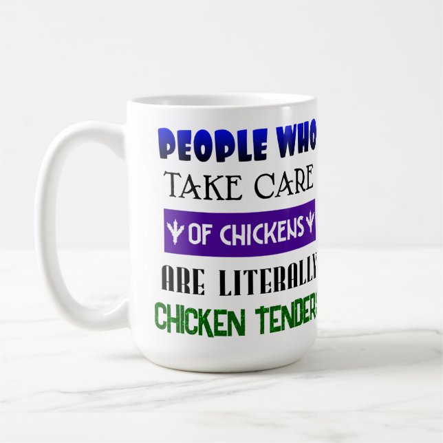 Café Tiras de Frango - Caneca de 440 ml (Esquerda)