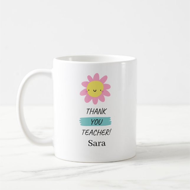 Café Título Caneca Personalizada de Agradecimento ao Pr (Esquerda)
