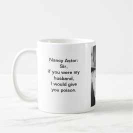 Café Tome-o gostam de um homem - caneca de Churchill