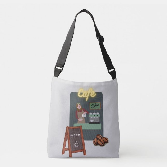 Cafe Tote Bag (Frente)