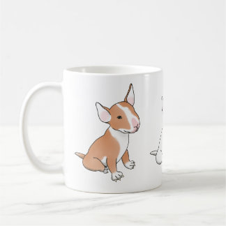Café Trio de filhotes Bullie caneca