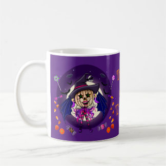 Café Truque ou tratar caneca de Halloween