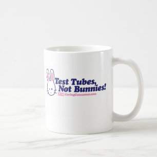 Café Tubos de ensaio, não caneca dos coelhos