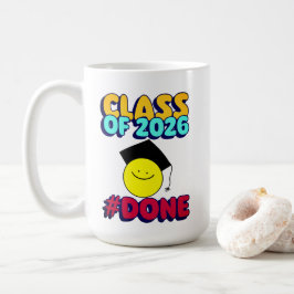 Café Turma de 2026 Caneca de Presente de Formatura Conc