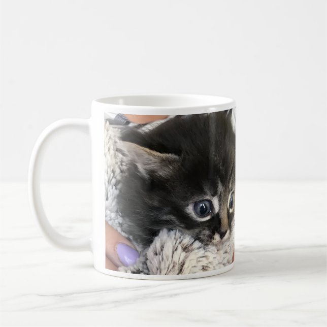 Café Uau, Eu Admiro Você! Caneca de Gato (Esquerda)