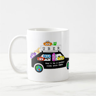 Café #UBER da caneca de UBER