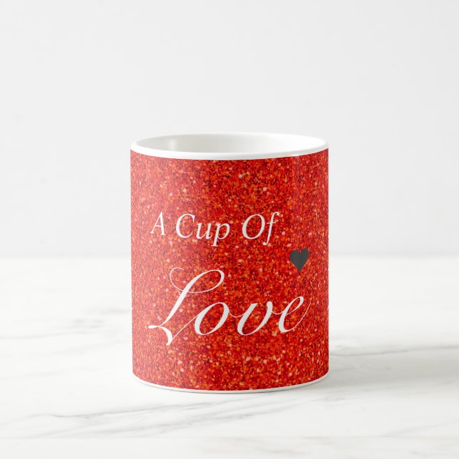 Café Um presente de caneca de amor (Centro)