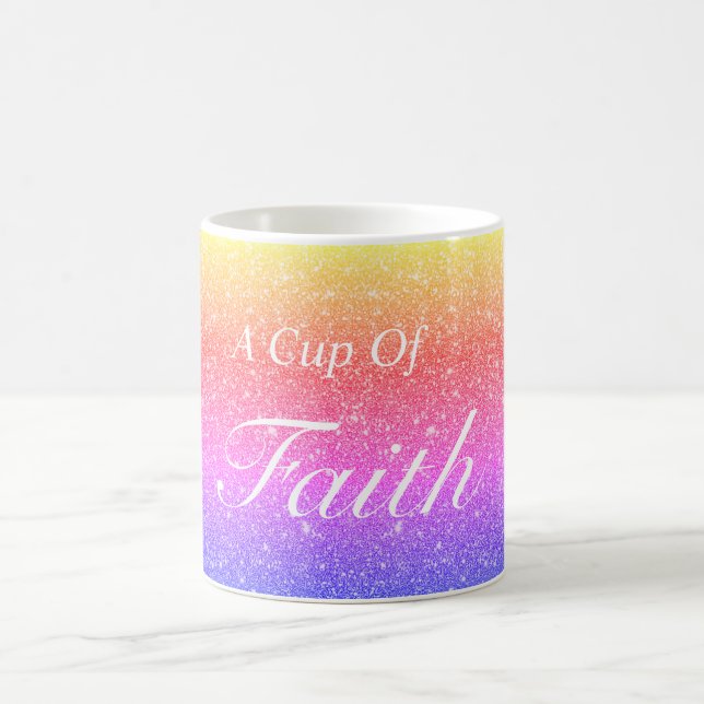 Café Um presente de caneca de fé (Centro)