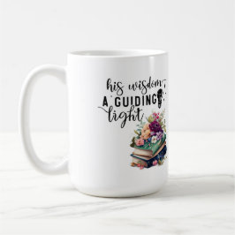 Café Uma caneca de luz de guiamento