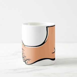 Café Uma Caneca de Pé