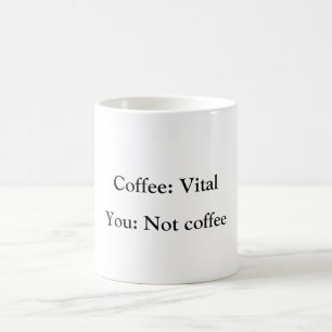 Café Uma caneca encantadora para um amante de café.