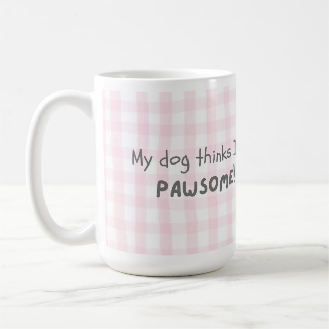 Café Uma caneca fofa e doce para um amante de cachorro (Esquerda)