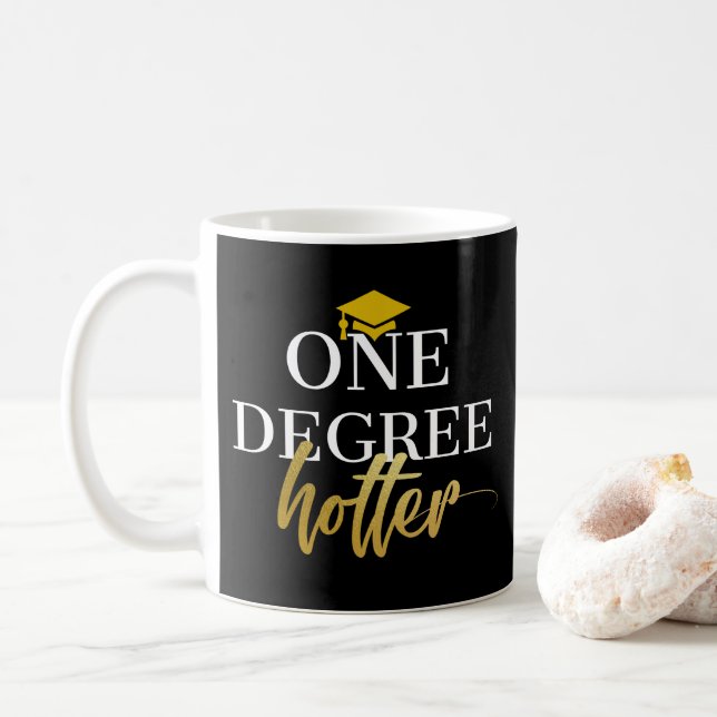 Café Uma caneca mais quente, presente de graduação, des (Com Donut)