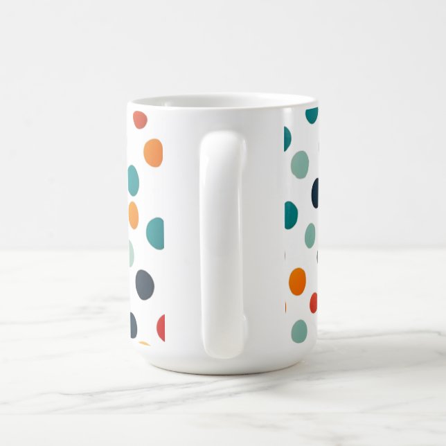 Café uma caneca temática de a mOR com bolinhas brilhant (Alça)