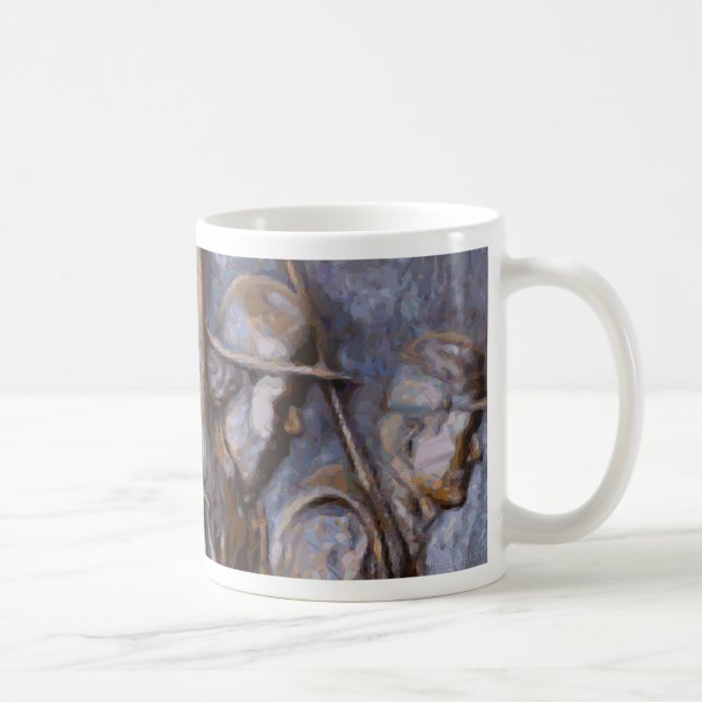 Café Uma certa caneca de trabalho de arte de cobrir de  (Direita)