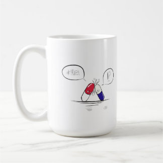 Café Uma interação de droga má, caneca