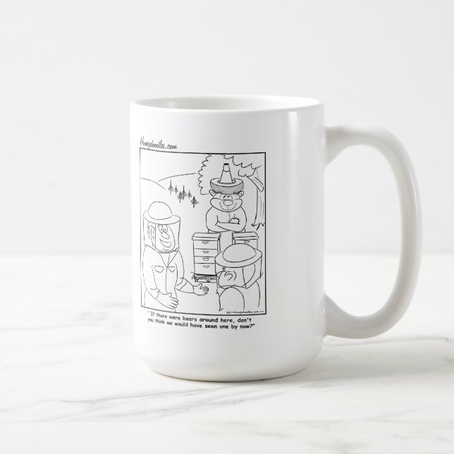 Café Urso de Mel Descoberto - Caneca (Direita)