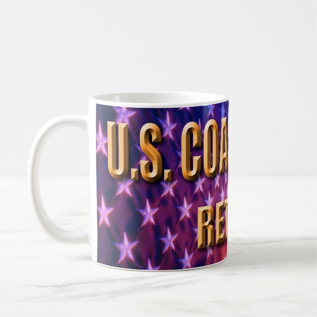 Café USCG Clássico de Caneca Branca (Esquerda)