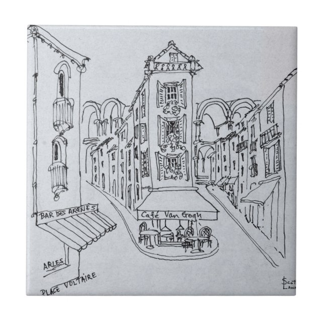 Cafe Van Gogh, Place Voltaire, Arles, França (Frente)