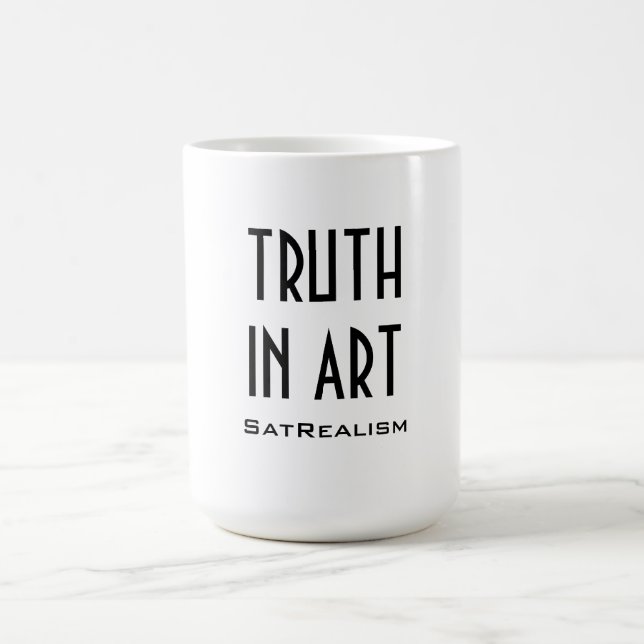 Café VERDADE de SatRealism na caneca da ARTE (Centro)