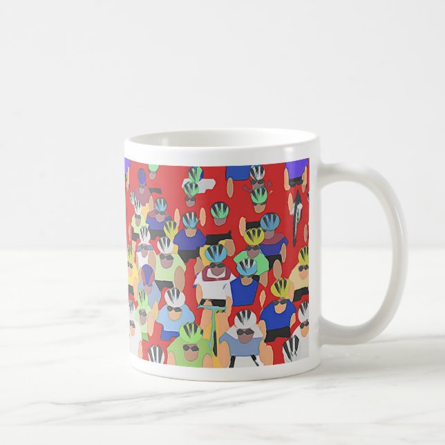 Café Vermelho da caneca de Tour de France (Direita)