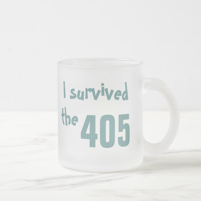 Café Vidro Jateado A caneca 405 (fosco de vidro) (Direita)