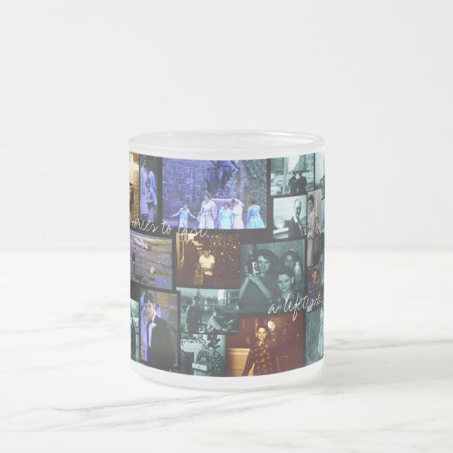 Café Vidro Jateado A caneca da memória de Azzolina (Centro)