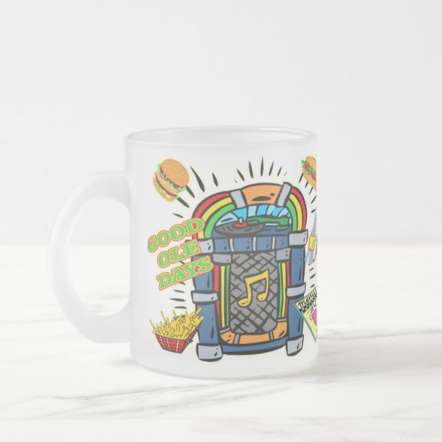 Café Vidro Jateado Bom presente da caneca dos dias de Ole (Esquerda)