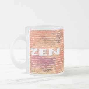 Café Vidro Jateado Caneca branca de fosco
