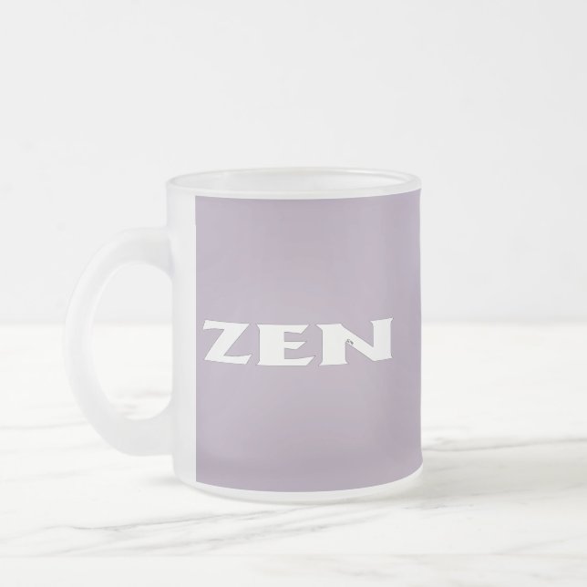 Café Vidro Jateado Caneca branca de fosco (Esquerda)