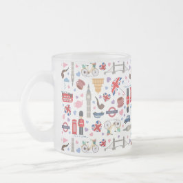 Café Vidro Jateado Caneca clássica de Londres