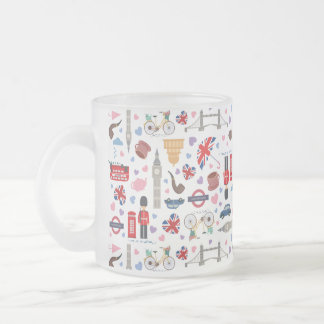 Café Vidro Jateado Caneca clássica de Londres