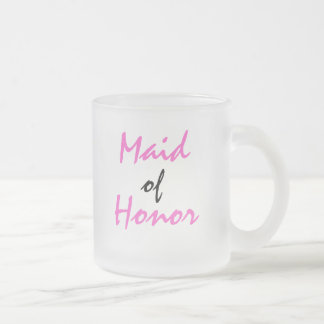 Café Vidro Jateado Caneca da madrinha de casamento