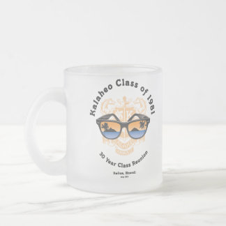 Café Vidro Jateado Caneca da reunião de Kalaheo