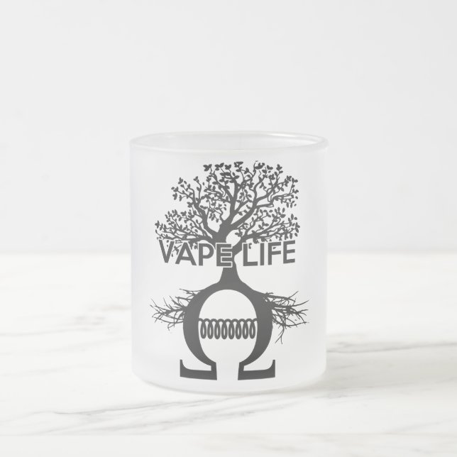 Café Vidro Jateado Caneca da vida de Vape (Centro)