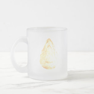 CAFÉ VIDRO JATEADO CANECA DE ARTE E DESIGN