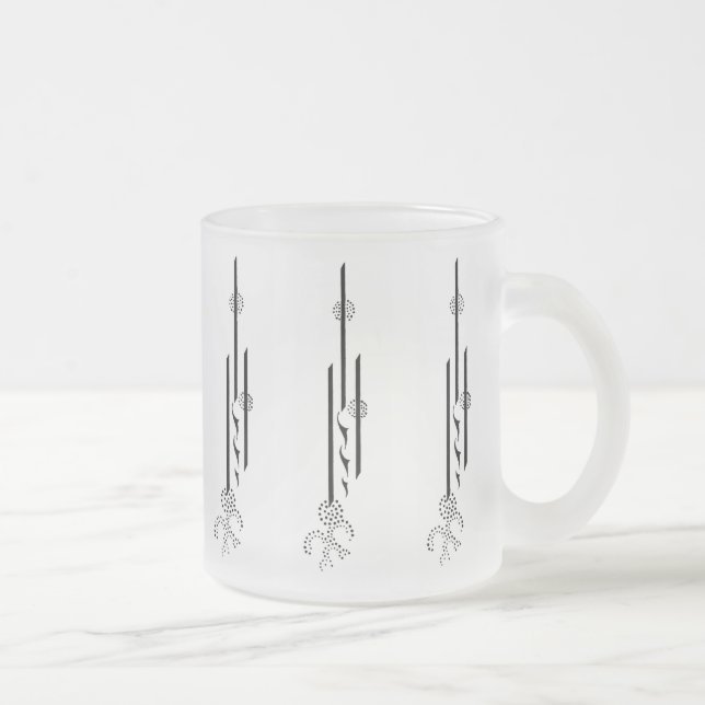 Café Vidro Jateado Caneca de Aubrey Beardsley (Direita)