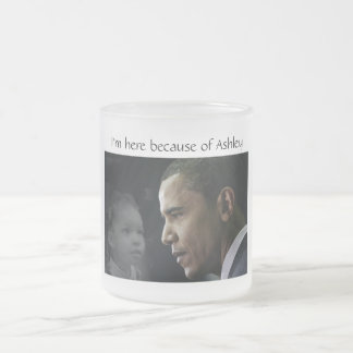 Café Vidro Jateado Caneca de Barack Obama Ashley
