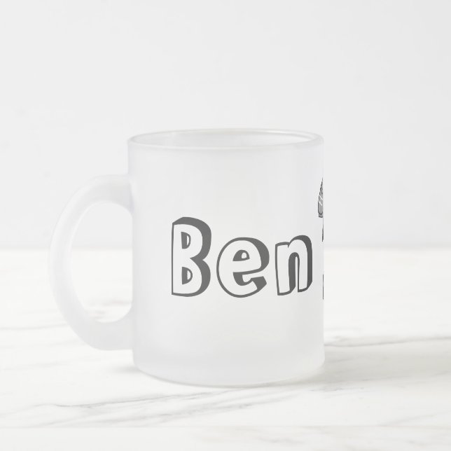 Café Vidro Jateado Caneca de Ben (Esquerda)