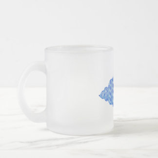 Café Vidro Jateado Caneca de concha de que cor