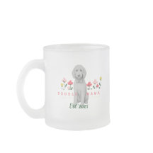 Caneca de Desenho Esboçado com Flores - Personaliz