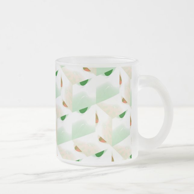 Café Vidro Jateado Caneca de Férias (Direita)