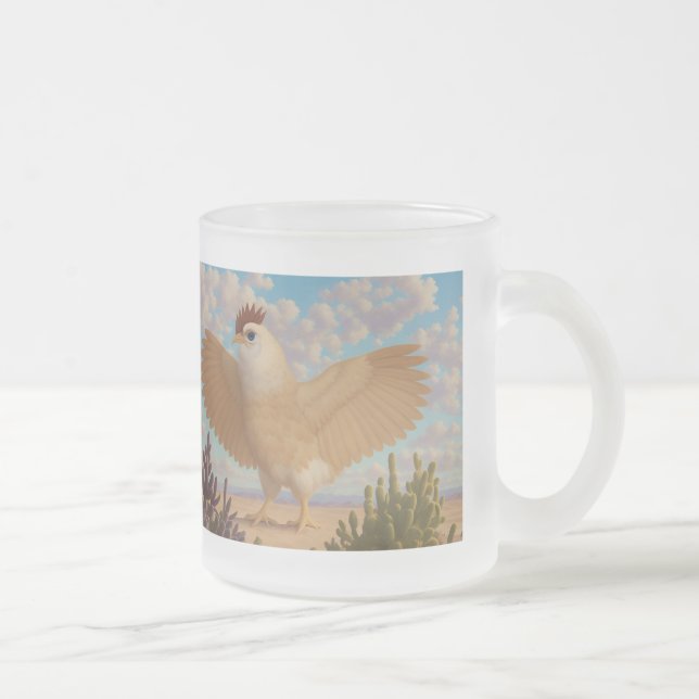 Café Vidro Jateado Caneca de Frango Fofo (Direita)