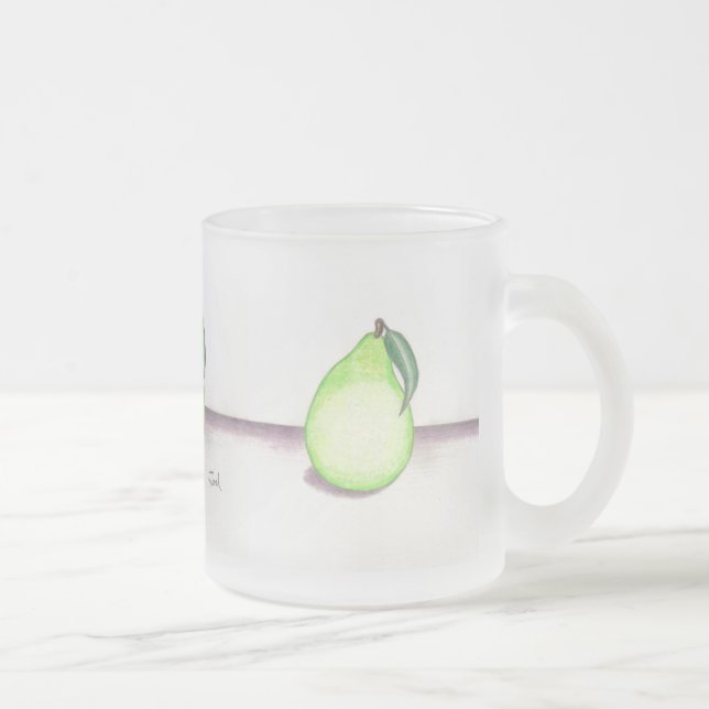 Café Vidro Jateado Caneca de frasco (vidro fosco) (Direita)