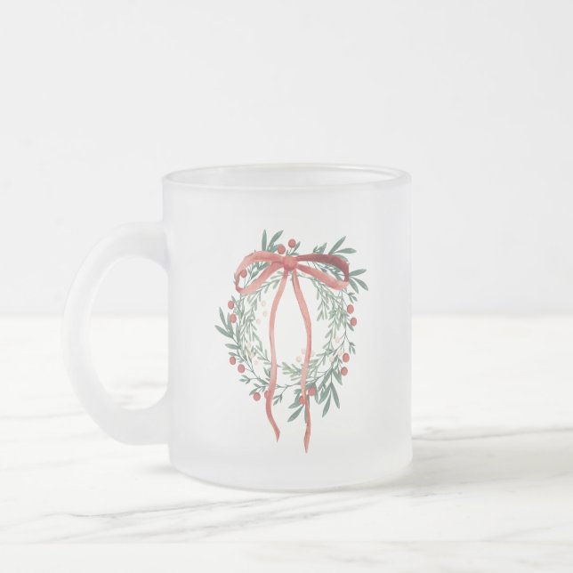 Café Vidro Jateado Caneca de Grinalda (Esquerda)