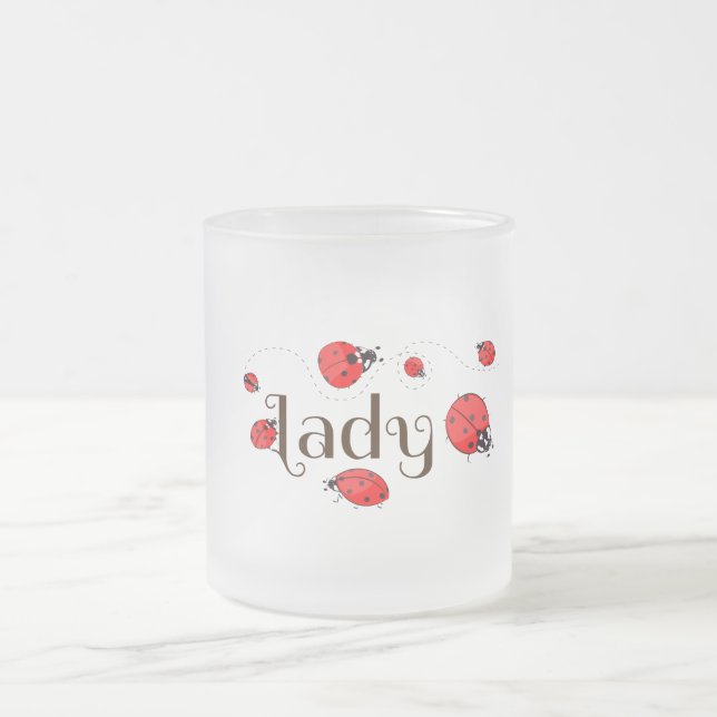 Café Vidro Jateado Caneca de joaninha (Centro)