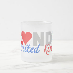 Café Vidro Jateado Caneca de Londres - escolha estilo e cor
