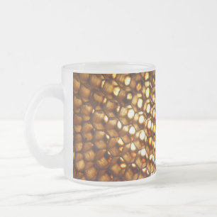 Café Vidro Jateado Caneca de mel, presente perfeito para apicultor